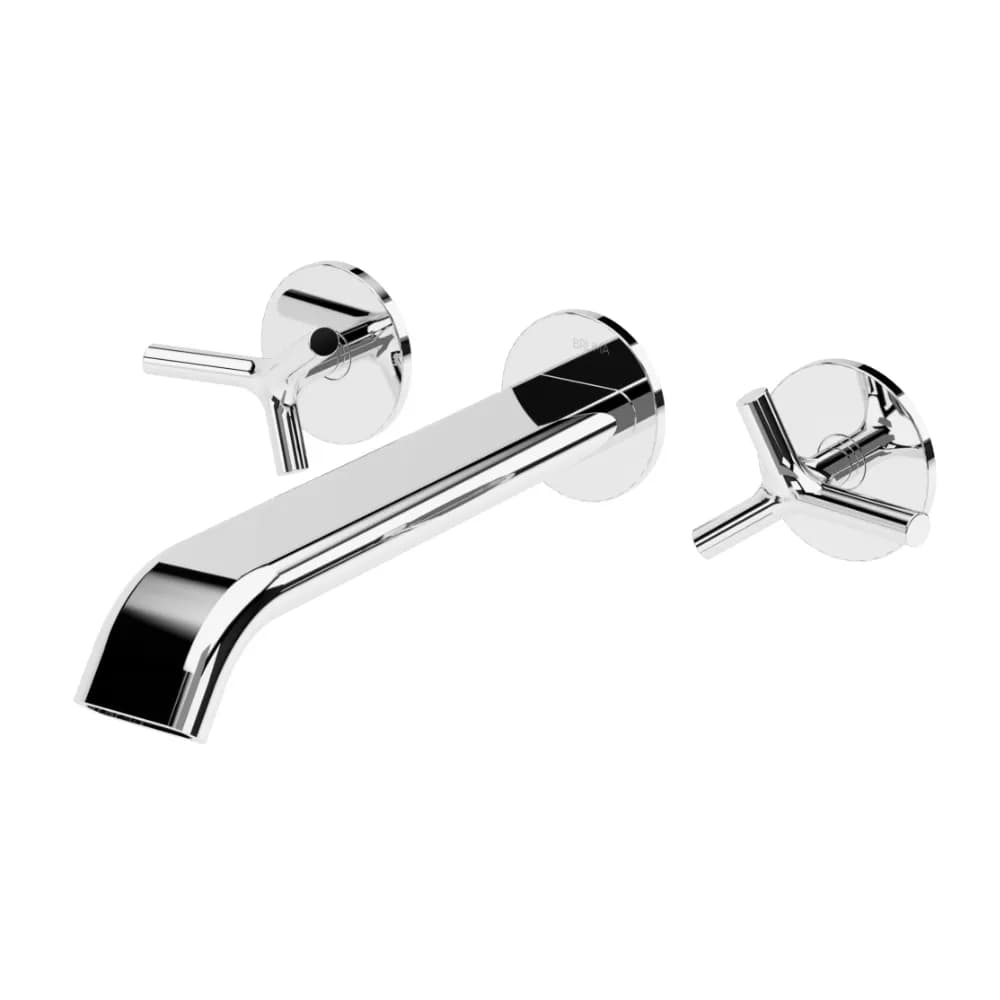3 hole, wall basin mixer
