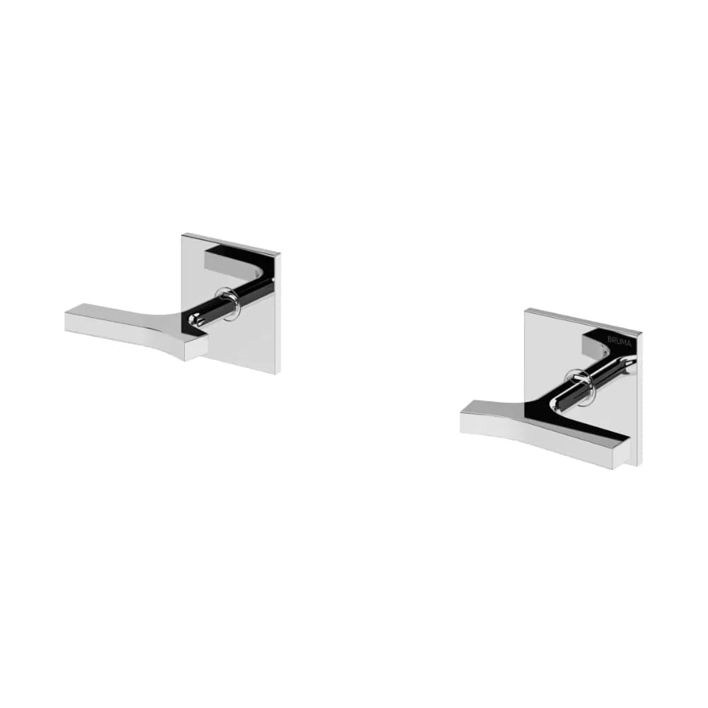 2 hole concealed mixer, with 1 outlet