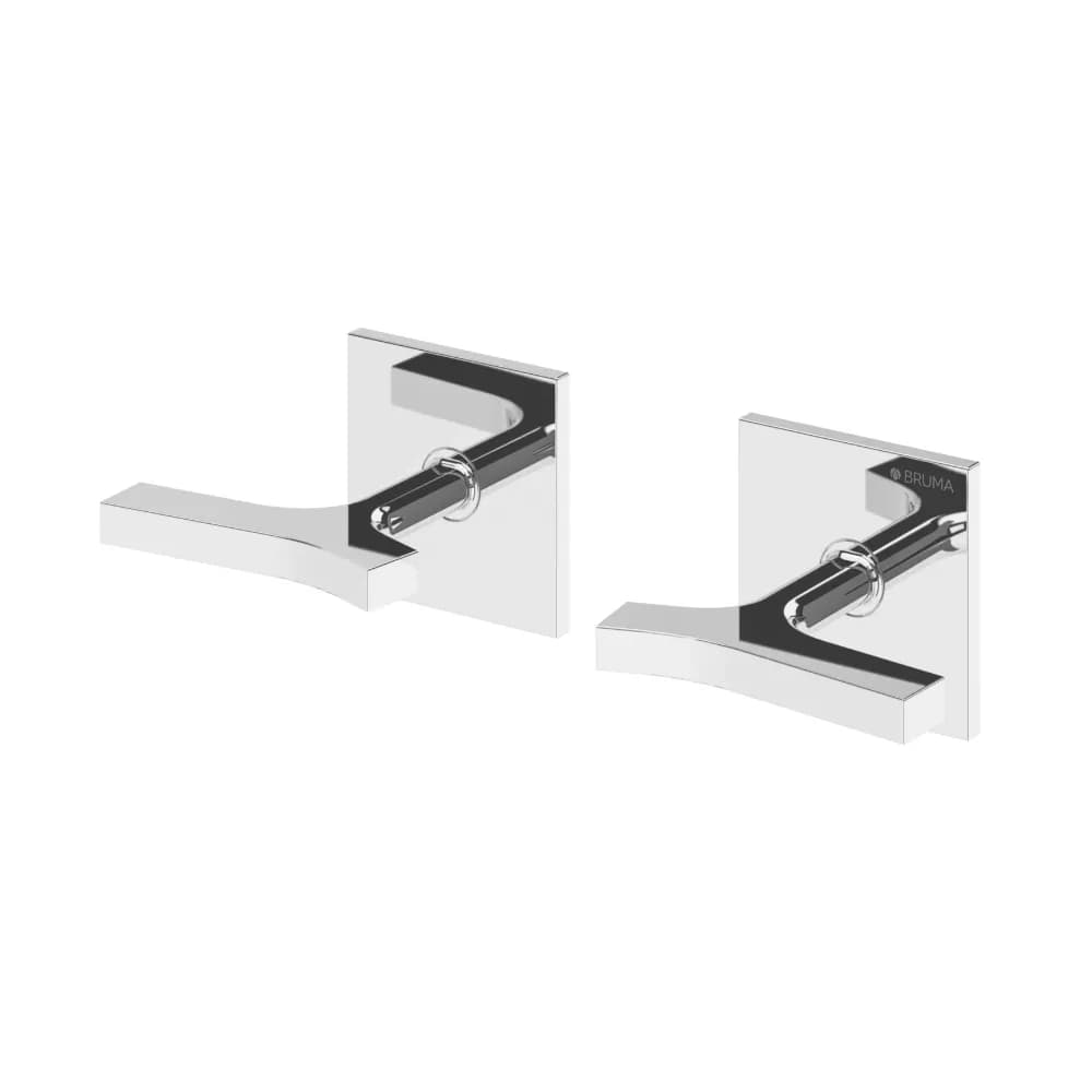 Concealed progressive mixer, with 3 outlets