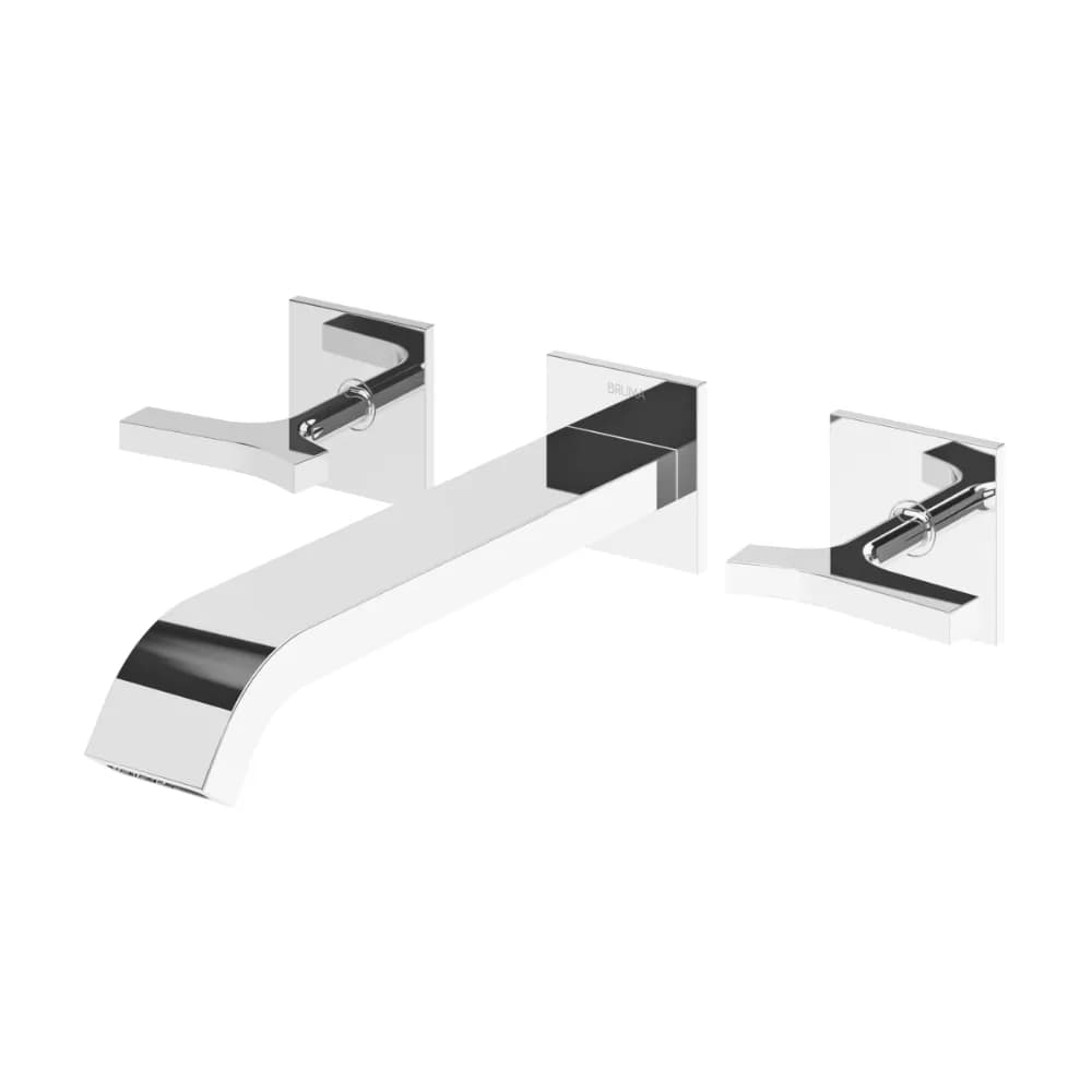 3 hole, wall basin mixer