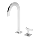 Deck-mounted, 2 hole basin progressive mixer With push-open waste set 1 1/4’’ - Quadra
