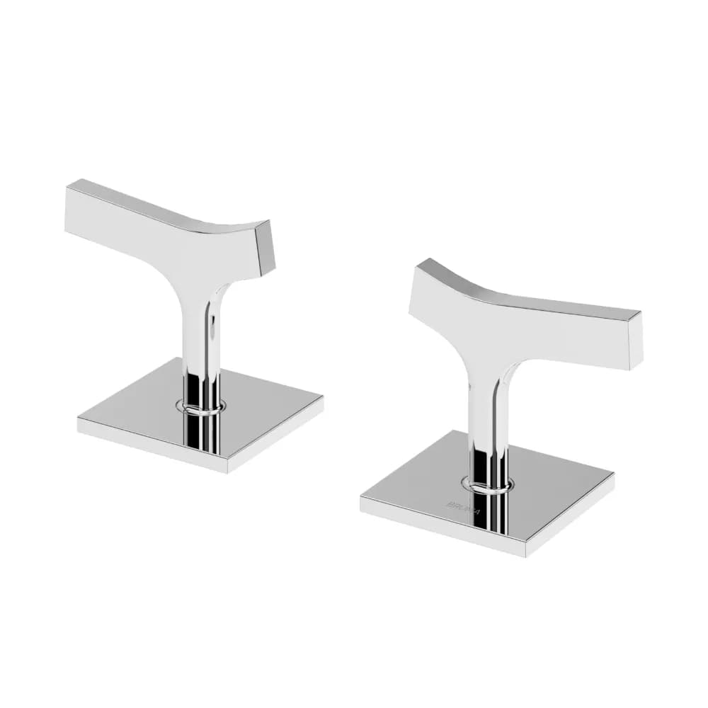 2 hole deck-mounted mixer, with 1 outlet