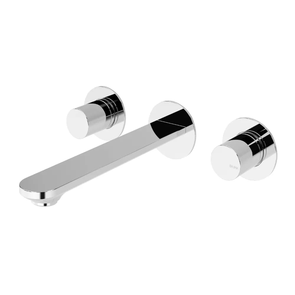 3 hole, wall basin mixer