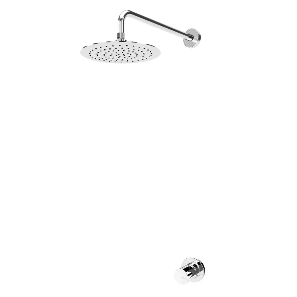 Concealed shower set with Inox shower head Ø250 mm