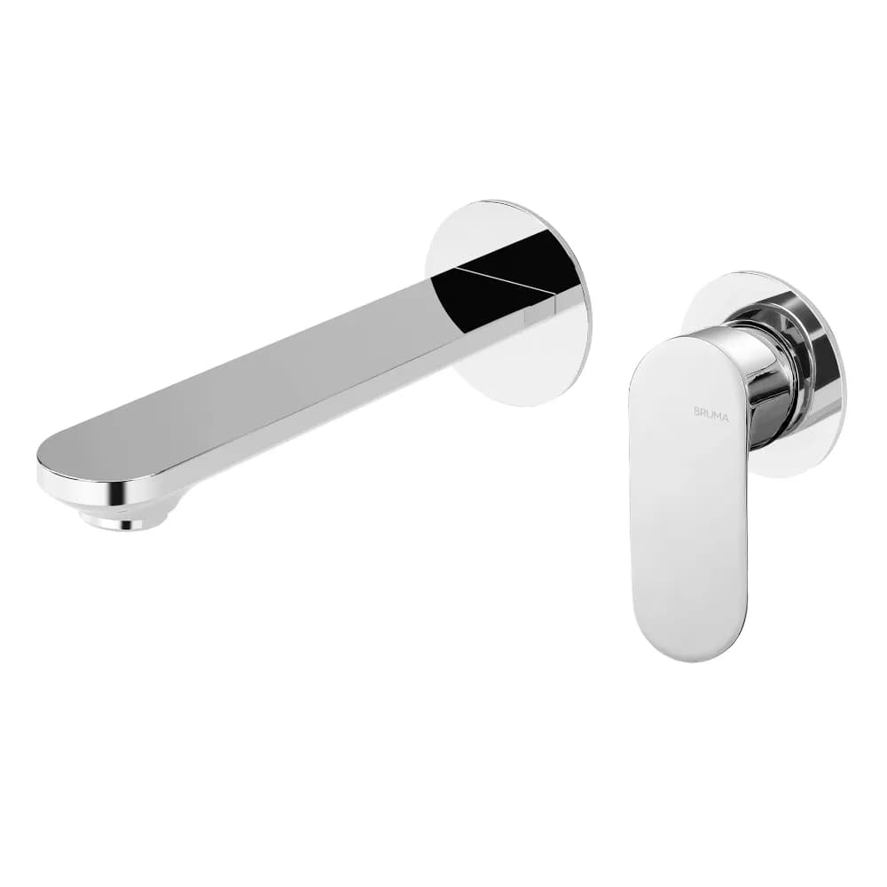 2 hole wall basin mixer