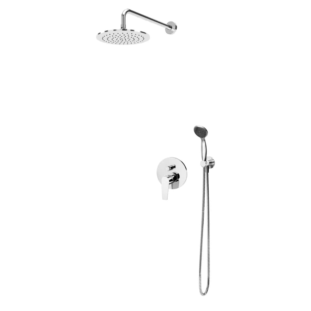 Concealed shower set with ABS shower head Ø230 mm and Oasis handshower set